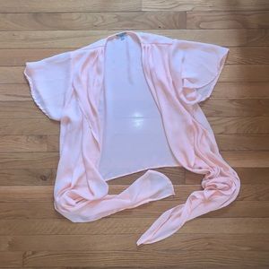 Charlotte Russe Pink Tie Front Blouse